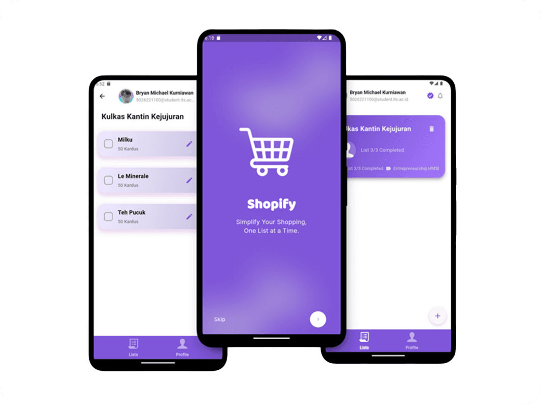 Shopify: Shopping List App